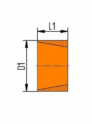 Pièces agricoles - TP pièce adaptable - Douille conique D21x12