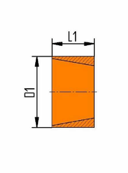 Pièces agricoles - TP pièce adaptable - Douille conique D21x12