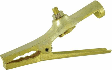 Pièces agricoles - Outils atelier - Pince pour câble de masse bronze massif 600 A