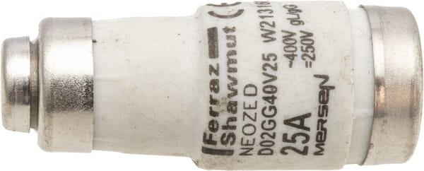 Pièces agricoles - Electricité - Fusible 400V 25A longueur 36mm