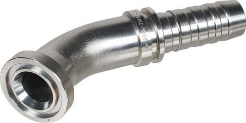 Pièces agricoles - Hydraulique - Racc. à sertir DN32+54 bride 45°