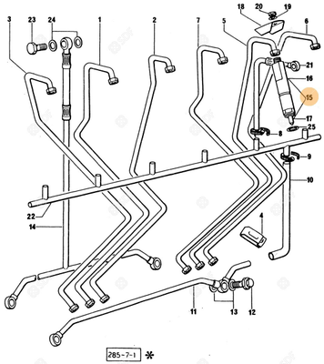 Pièces agricoles - Pieces moteur - INJECTEUR COMPLET Deutz-Fahr origine