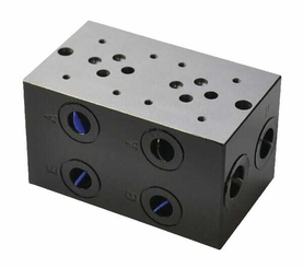 Pièces agricoles - Hydraulique - Plaque de base NG6+forage