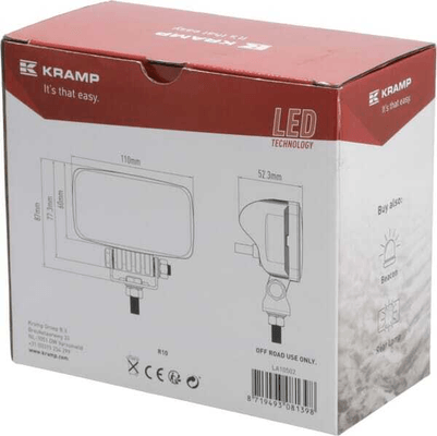 Pièces agricoles - Eclairage - Phare de travail indirect 15W 1000LM