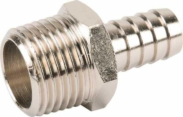 Pièces agricoles - Pièce pneumatique - Embout de tuyau 12 mm x 1/2"