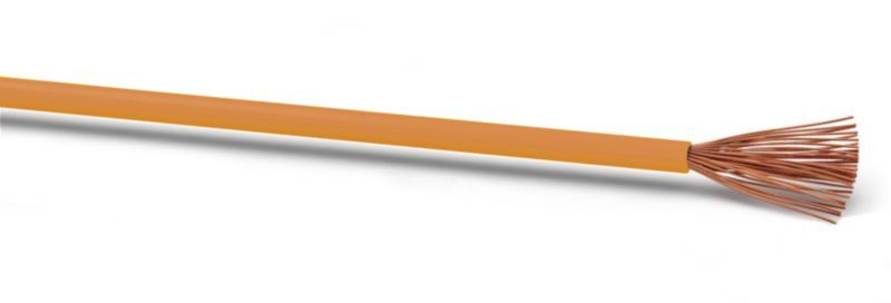 Electricité de bâtiment - Installation électrique - BOBINE FLRY100M 1,5MM² ORANGE