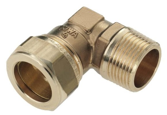 Pièces agricoles - Hydraulique - Coude 90° 3/4"x22mm
