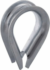 Pièces agricoles - Fasteners - Cosse-coeur zingué 10 mm
