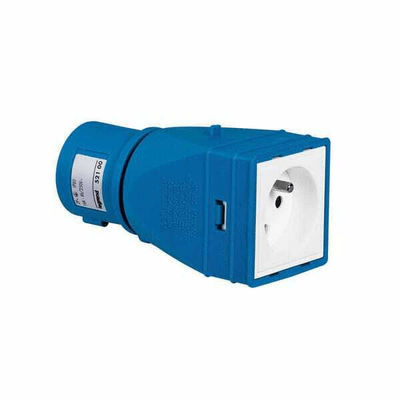 Pièces agricoles - Electricité - Adaptateur ind./dom. 2P+T