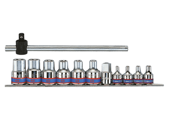 Outils - Outils divers - Jeu de 12 douilles Torx sur rail