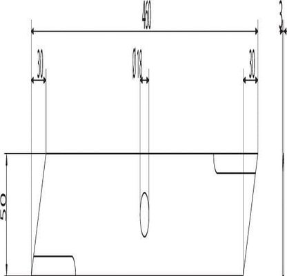 Pièces agricoles - Moissonneuses - Couteau d18 ép3 /BISO