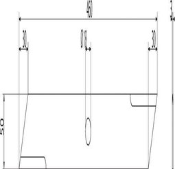 Pièces agricoles - Moissonneuses - Couteau d18 ép3 /BISO