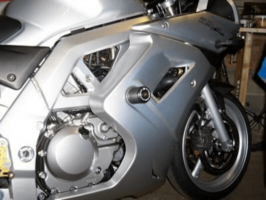 Pièces Quad & Motos - Equipement véhicule - Tampons de protection R&G RACING Classic (axe de bras oscillant) noir Suzuki SV650S carénée