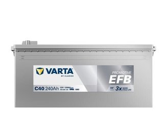 Pièces agricoles - Eclairage - Battery 12V 240Ah 1200A C40 VARTA Dynamic EFB
