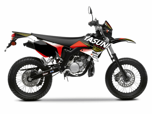 Pièces Quad & Motos - Equipement véhicule - Kit deco KUTVEK Yasuni Factory rouge/noir MBK X-Limit/Yamaha DT50