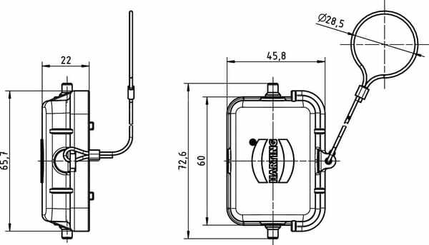 Pièces agricoles - Pièce Pulvérisateur - Couvercle 6B avec 2 cames, métal