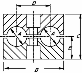 Pièces agricoles - Hydraulique - Fixation de tube PP 25/22 (25)