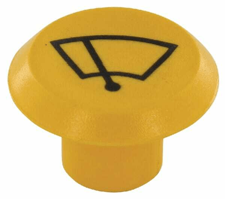 Pièces agricoles - Electricité - Symbole, essuie-glaces, rond, jaune