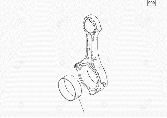 Pièces agricoles - Pieces moteur - COUSSINET DE BIELLE