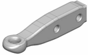 Oeillet de remorquage diamètre 40mm, fût 100x65, 2 trous diamètre 28mm, Stepa DIN 11026