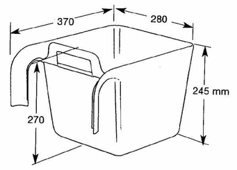 Pièces agricoles - Cloture,Jardin & Sylviculture - Mangeoire amovible 11L
