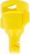 Buse à azote excentrée FB 02 en plastique jaune