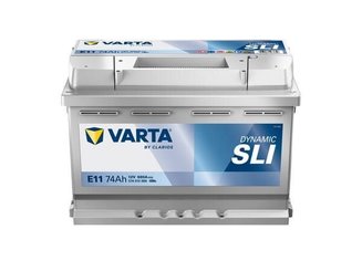 Pièces agricoles - Eclairage - Battery 12V 74Ah 680A E11 VARTA Dynamic SLI