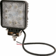 Phare de travail LED carré 24W 1920lm, 10/30V, 110x45x110mm faisceau large 8 LED Kramp