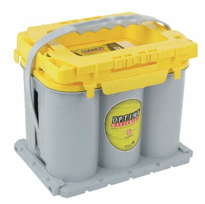 Pièces agricoles - Eclairage - Batterie 12V 48Ah 660A AGM Yellow Top YTR 3.7 Optima