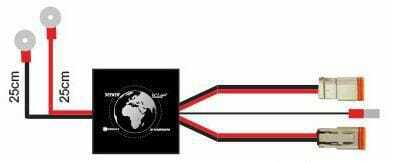 Pièces agricoles - Eclairage - Relais pour 2x phares de travail LED; Compatible Canbus, prises Deutsch 2 broches