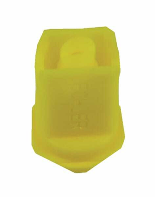 Pièces agricoles - Pièce Pulvérisateur - Buse de bordure à injection d'air IDKS 80° 02 jaune plastique Lechler