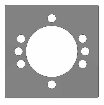 Pièces agricoles - Hydraulique - Support pour Plaque OMP OMR OM