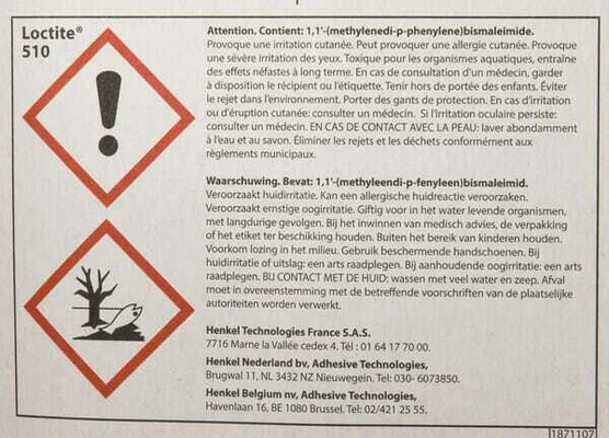 Chimie - Chimie divers - Étanchéité plane 510 - 25ml