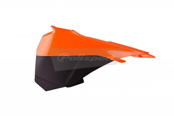 Pièces Quad & Motos - Plastiques - Caches boîte à air POLISPORT couleur origine 13-14 orange/noir KTM SX85