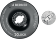 Plateau caoutchouc pour disque fibre X-LOCK (par 1)