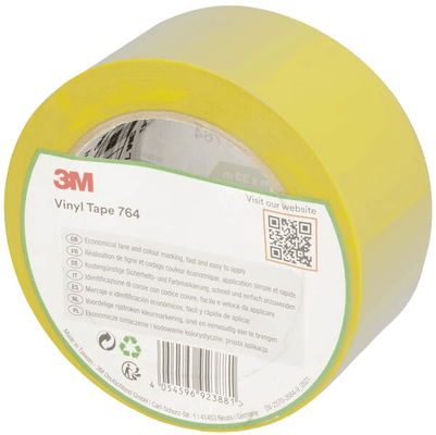 Chimie - Chimie divers - Ruban de vinyle 764, jaune, 50 mm x 33M