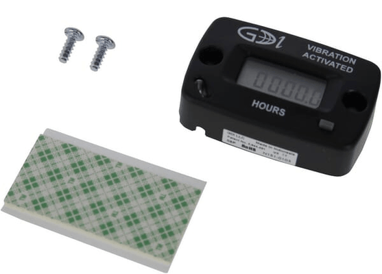 Pièces agricoles - Moteurs pièce adaptable - Compteur de vibrations, avec filtre de transport, affiche les heures complètes