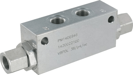 Pièces agricoles - Hydraulique - Clapet anti-retour piloté VBPD