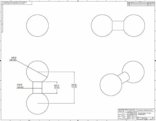 Pièces agricoles - Pièce Pulvérisateur - Tige à double boule "C"