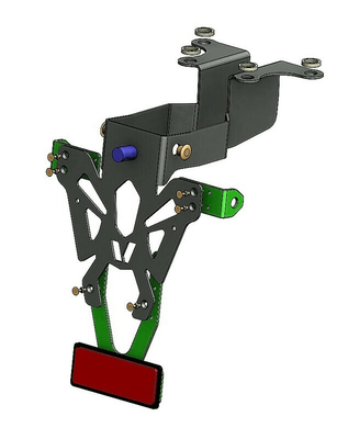 Pièces Quad & Motos - Equipement véhicule - Support de plaque V PARTS noir Suzuki GSR750
