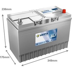 Pièces agricoles - Eclairage - Battery 12V 120Ah 780A I9 VARTA Promotive SLI