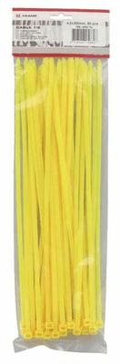 Pièces agricoles - Fasteners - 50 serre-câbles 4,8x300mm jaune,50pcs