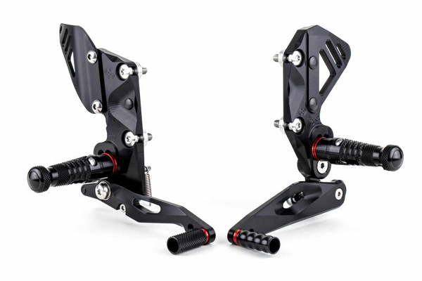 Pièces Quad & Motos - Equipement véhicule - Commandes reculées GILLES FXR noir Triumph Speed Triple 1050