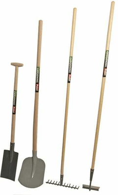 Pièces agricoles - Cloture,Jardin & Sylviculture - Kit bêche pelle binette râteau