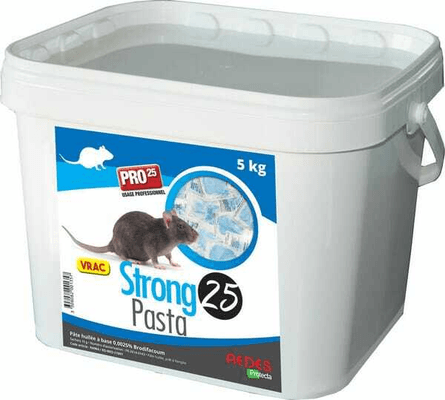 Pièces agricoles - Cloture,Jardin & Sylviculture - Raticide en pâte au brodifacoum 5kg