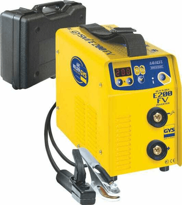 Pièces agricoles - Outils atelier - Poste à souder Inverter GYSMI E200 FV + accessoires et boîte de rangement