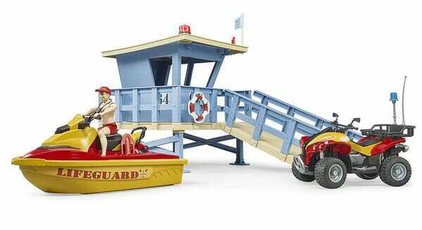 Loisirs - Jouets - Poste de secours avec quad et jet ski, Bworld