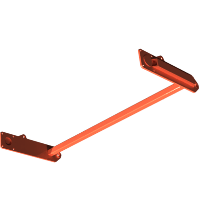 Pièces agricoles - Pièce divers - cadre avant packer soudé -peint-