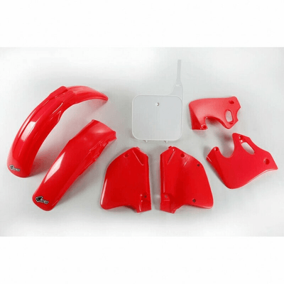 Pièces Quad & Motos - Plastiques - Kit plastique UFO couleur origine Honda CR125R/250R