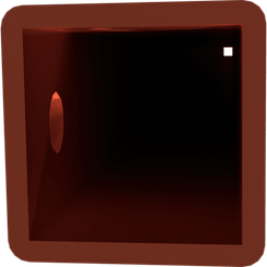 Pièces agricoles - Pièce divers - tube de support 35x35x3x2495 -peint-